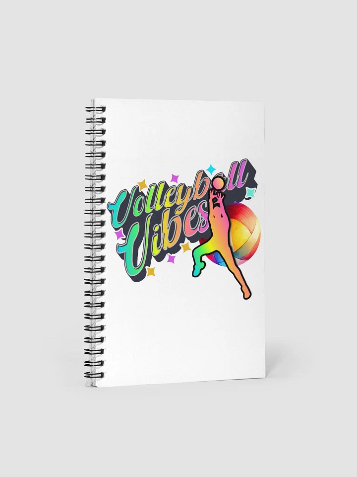 Volleyball Vibes Male Vibrant Notebook product image (1)