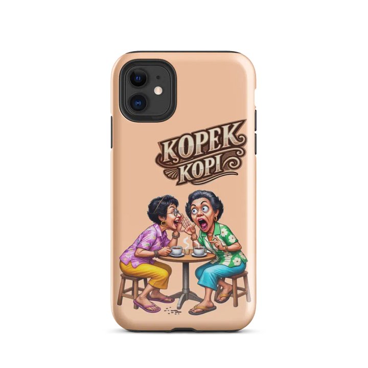 Kopek Kopi Custom iPhone Case – Fun Singlish Design for iPhone 11 to iPhone 16 product image (24)