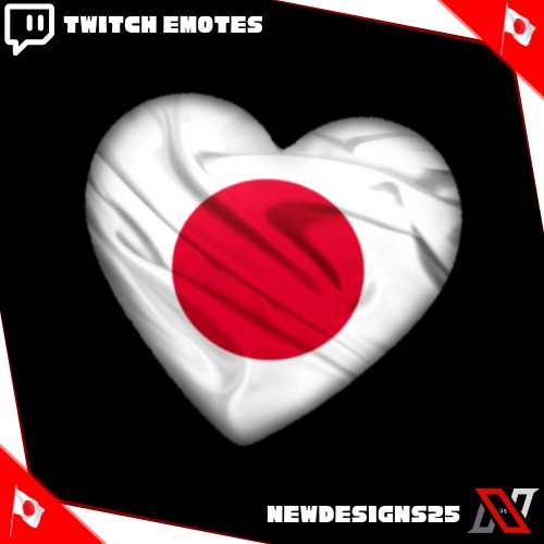 Japan Animated Heart Emote product image (1)