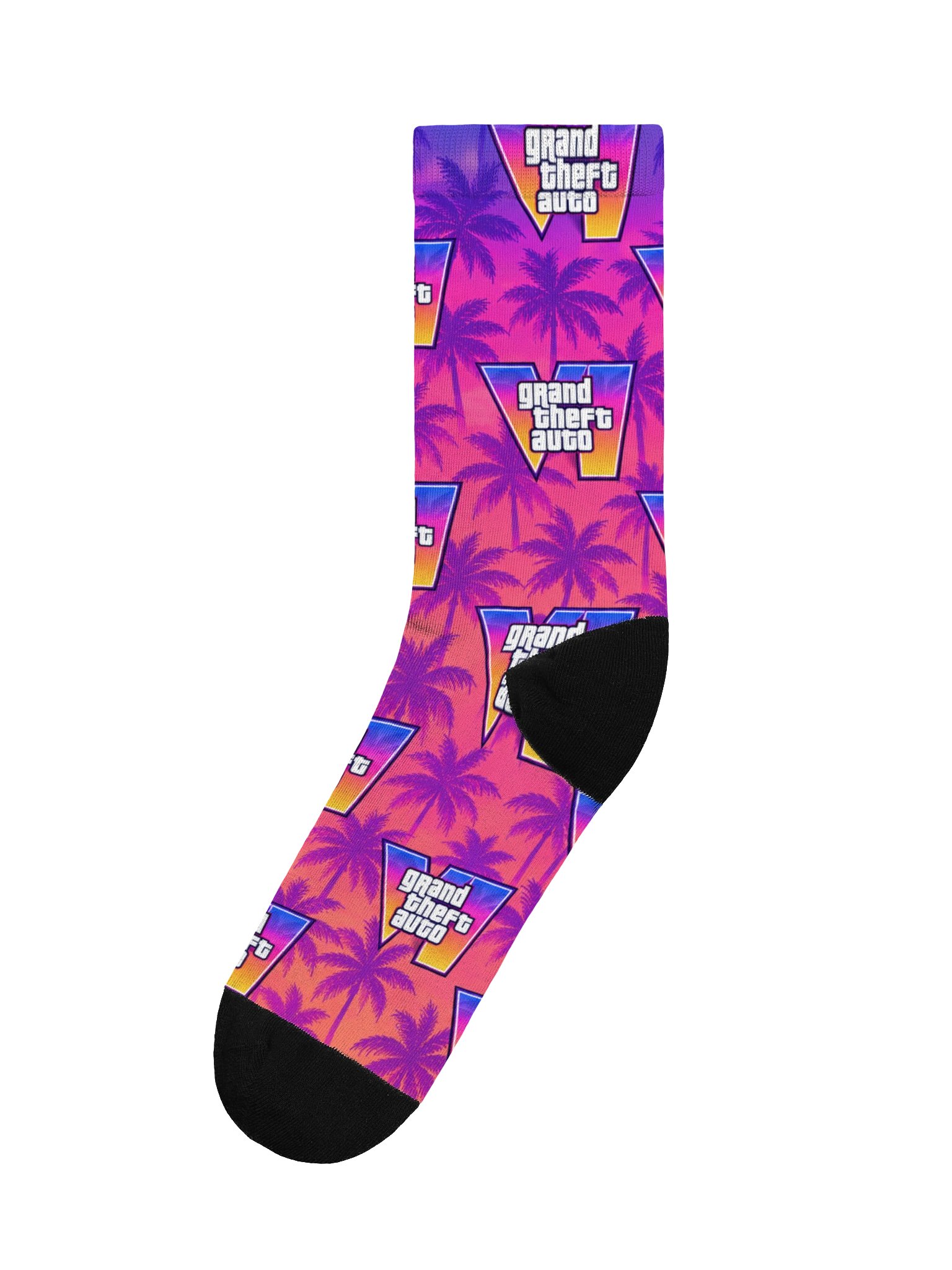 GTA VI Logo Socks - Premium Sustainable Crew Socks (Fan Design) product image (1)