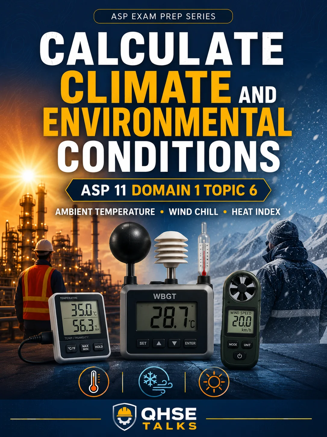 ASP 11 Domain 1 Topic 6: Calculate Climate and Environmental Conditions product image (1)