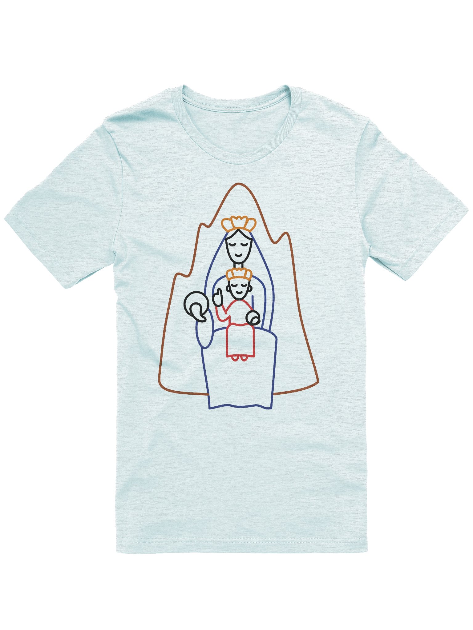 Minimalist Lady of Montserrat T-shirt product image (1)