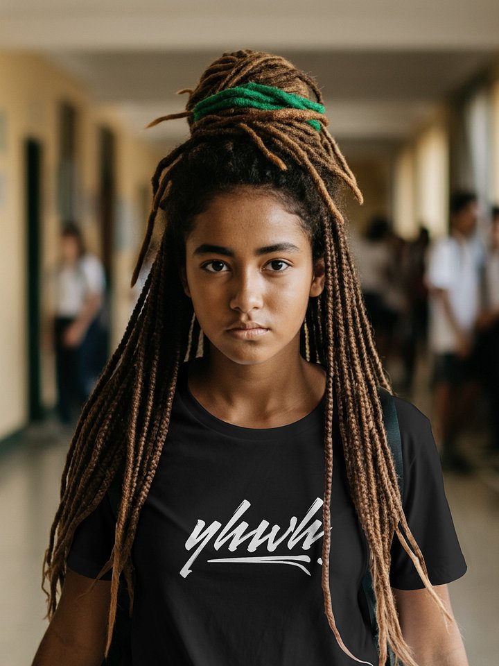 YHWH Heavyweight Tee - Bold Faith "Saved by Grace" product image (2)