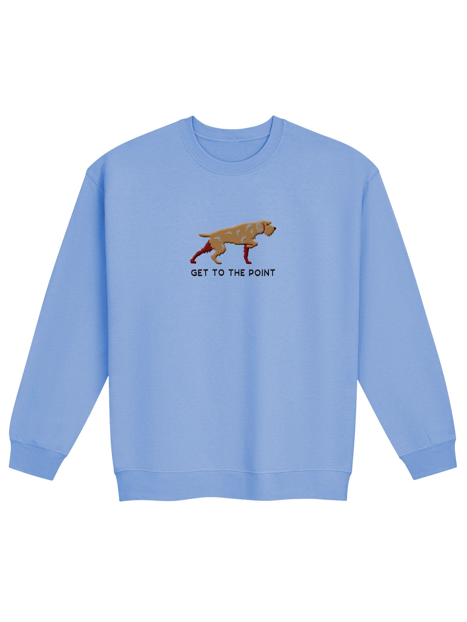 Get to the Point Sweatshirt (Embroidered) of a Pudelpointer(Tan) product image (4)