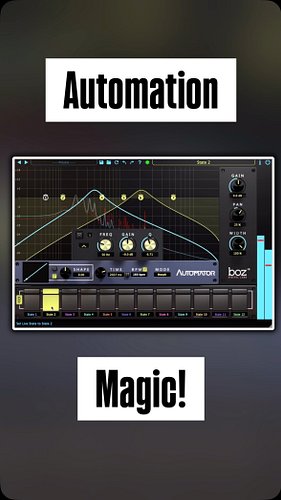Automator is a new plugin from @bozdigitallabs that makes complex EQ automations happen in just one click. Such a clever way ...