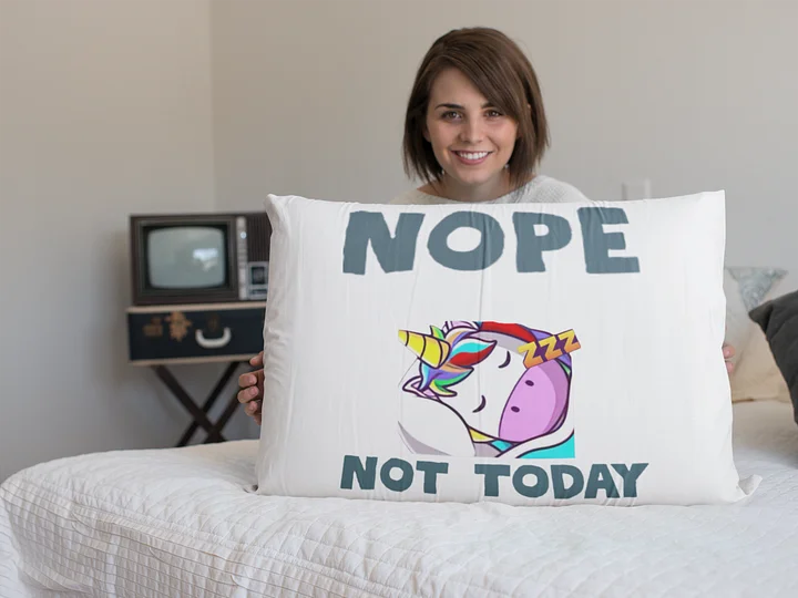 NOPE Pillow - One Side Print product image (1)