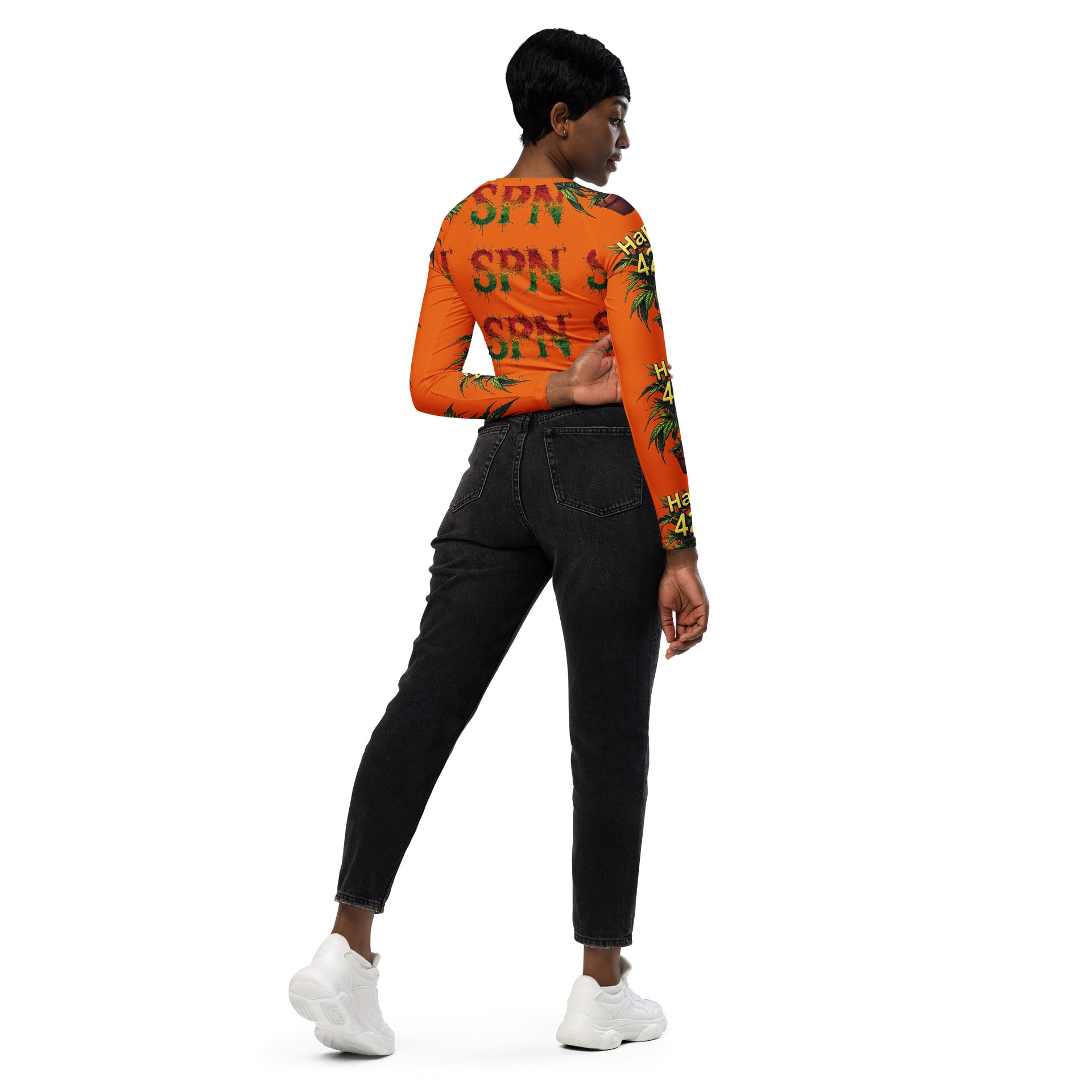 420 SPN All-Over Print Crop Top product image (6)