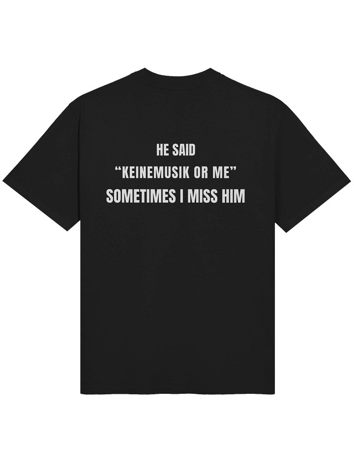 Women's "Keinemusik Or Me" Oversized Graphic Tee | Funny Techno & Rave Shirt product image (1)