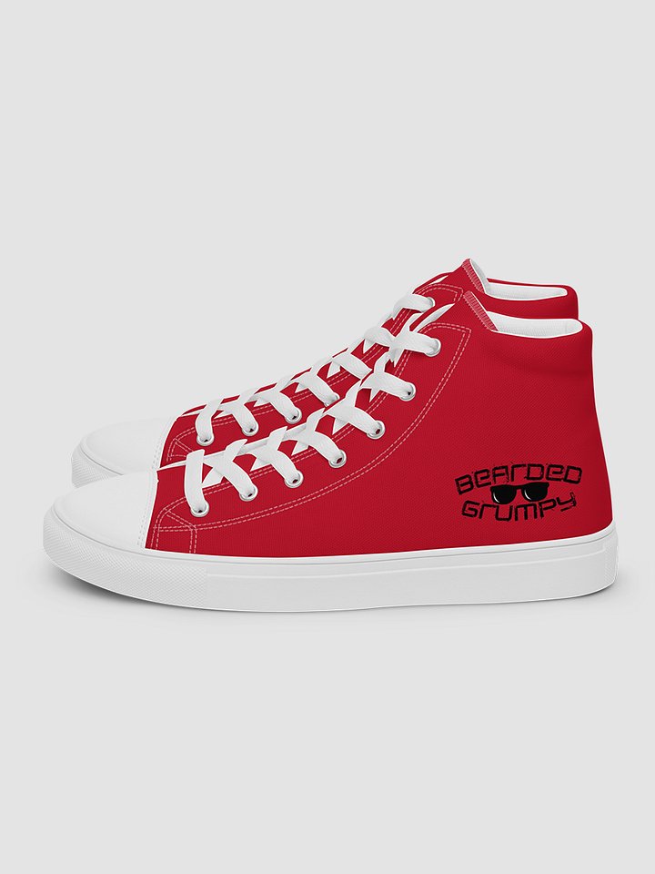 [Beardedgrumpy] Women's High Top Canvas Shoes product image (1)