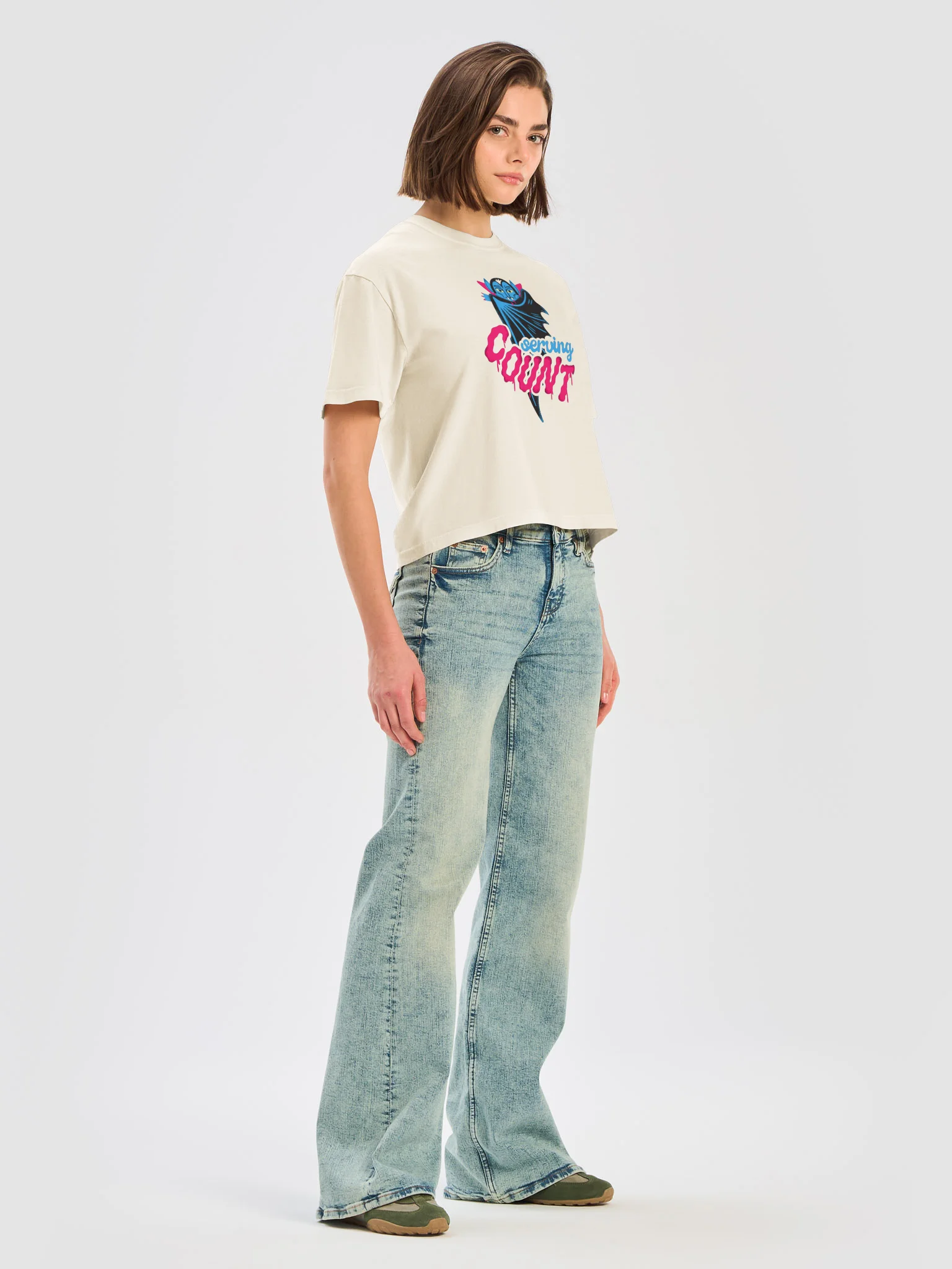Serving Count Boxy Women's Tee product image (14)