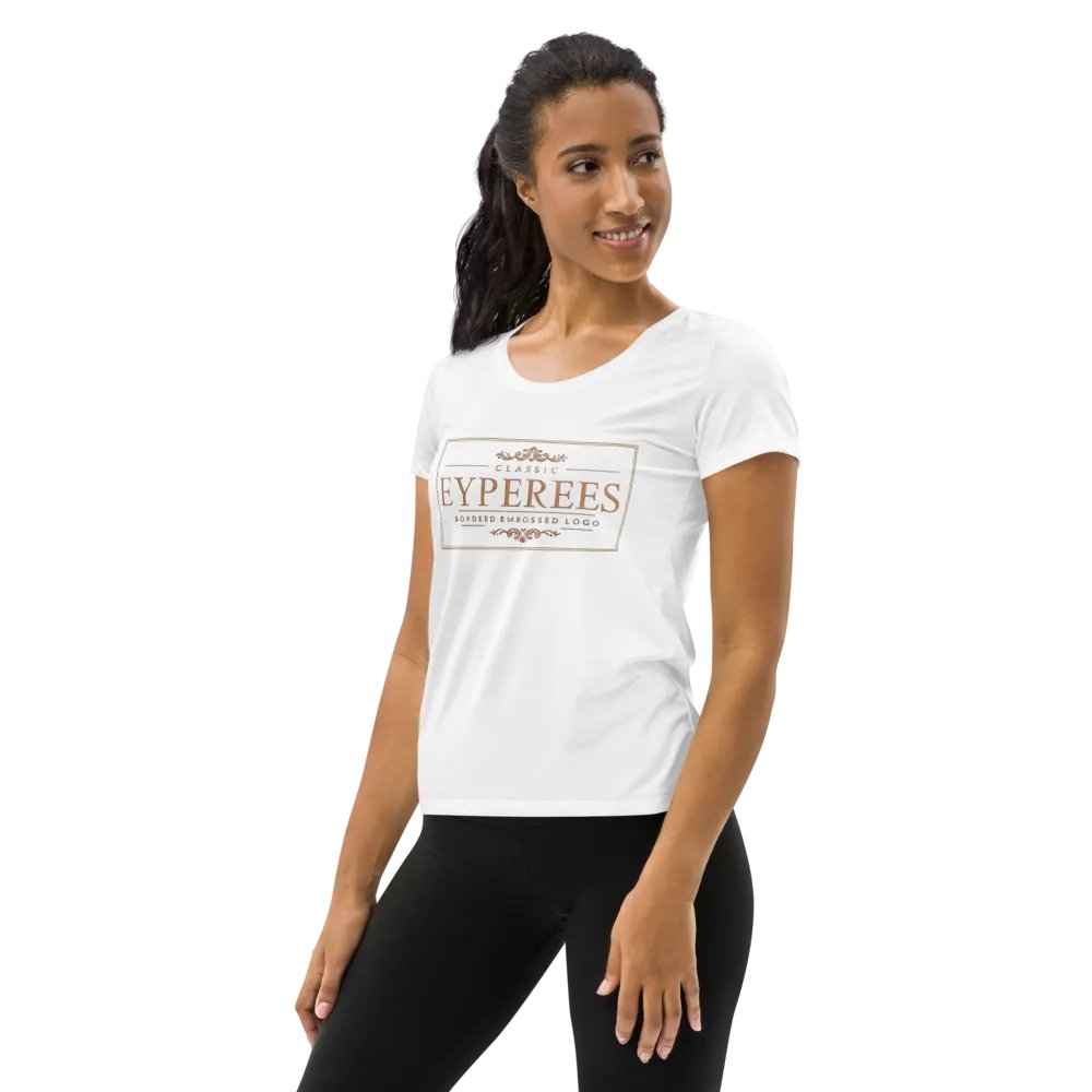 Classic Eyperess Embossed Women's Athletic Tee product image (3)
