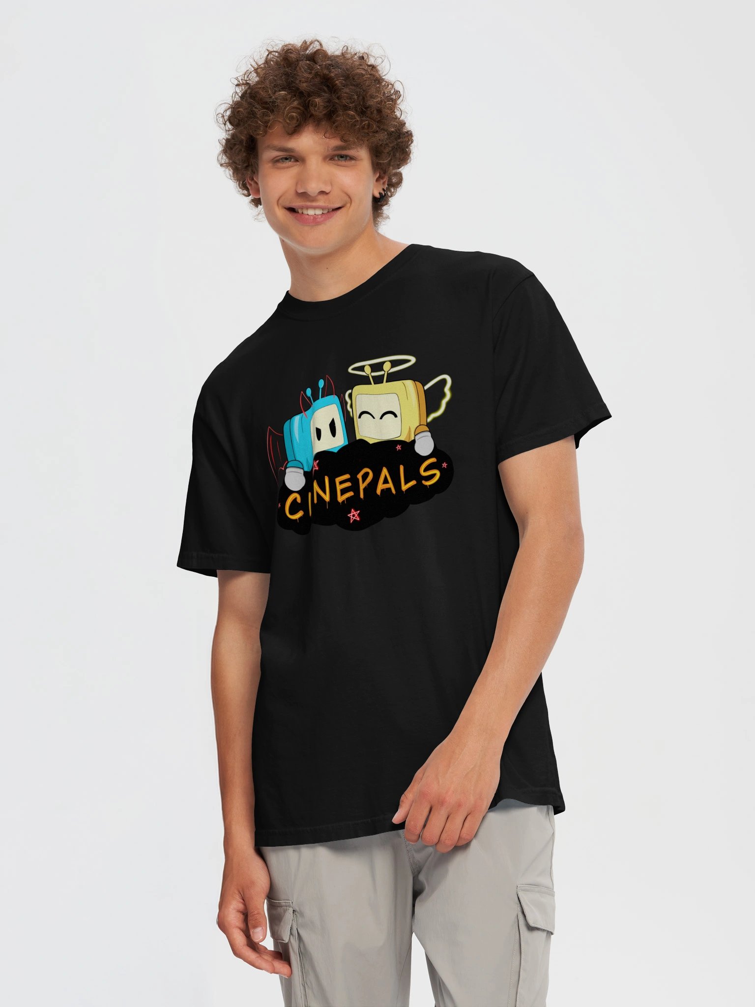 CINEPALS Angel & Devil Graphic Tee product image (5)