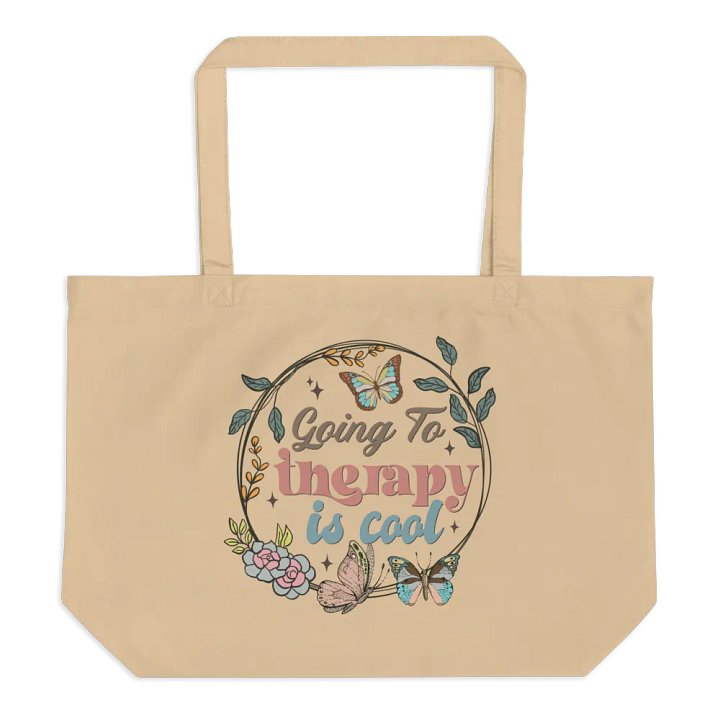Going To Therapy Is Cool Tote product image (2)