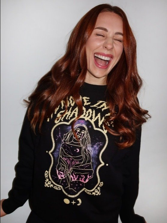 Vintage We Move In The Shadows Crew Neck Sweatshirt product image (3)