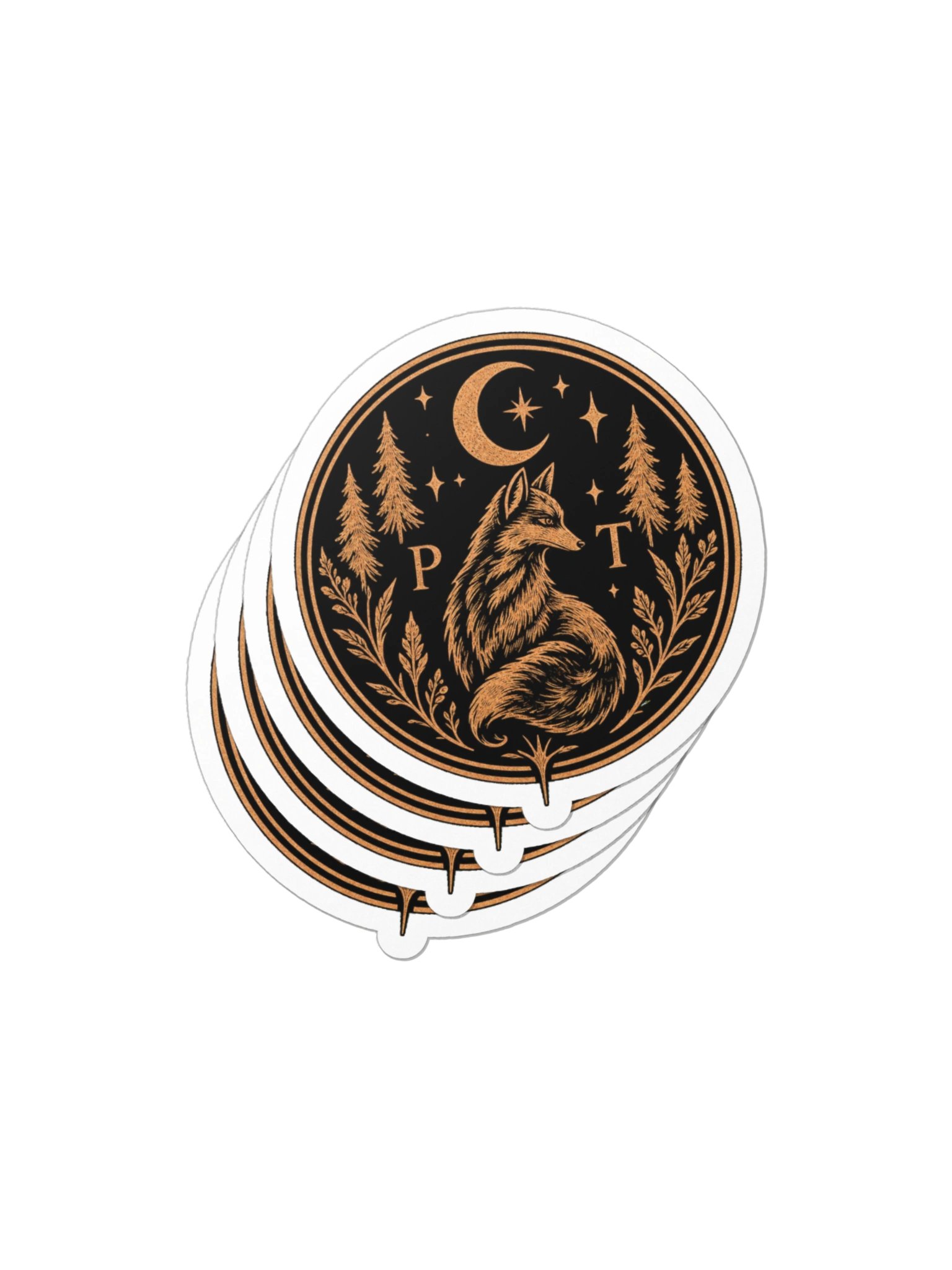 Fox Moon Crest Sticker product image (2)