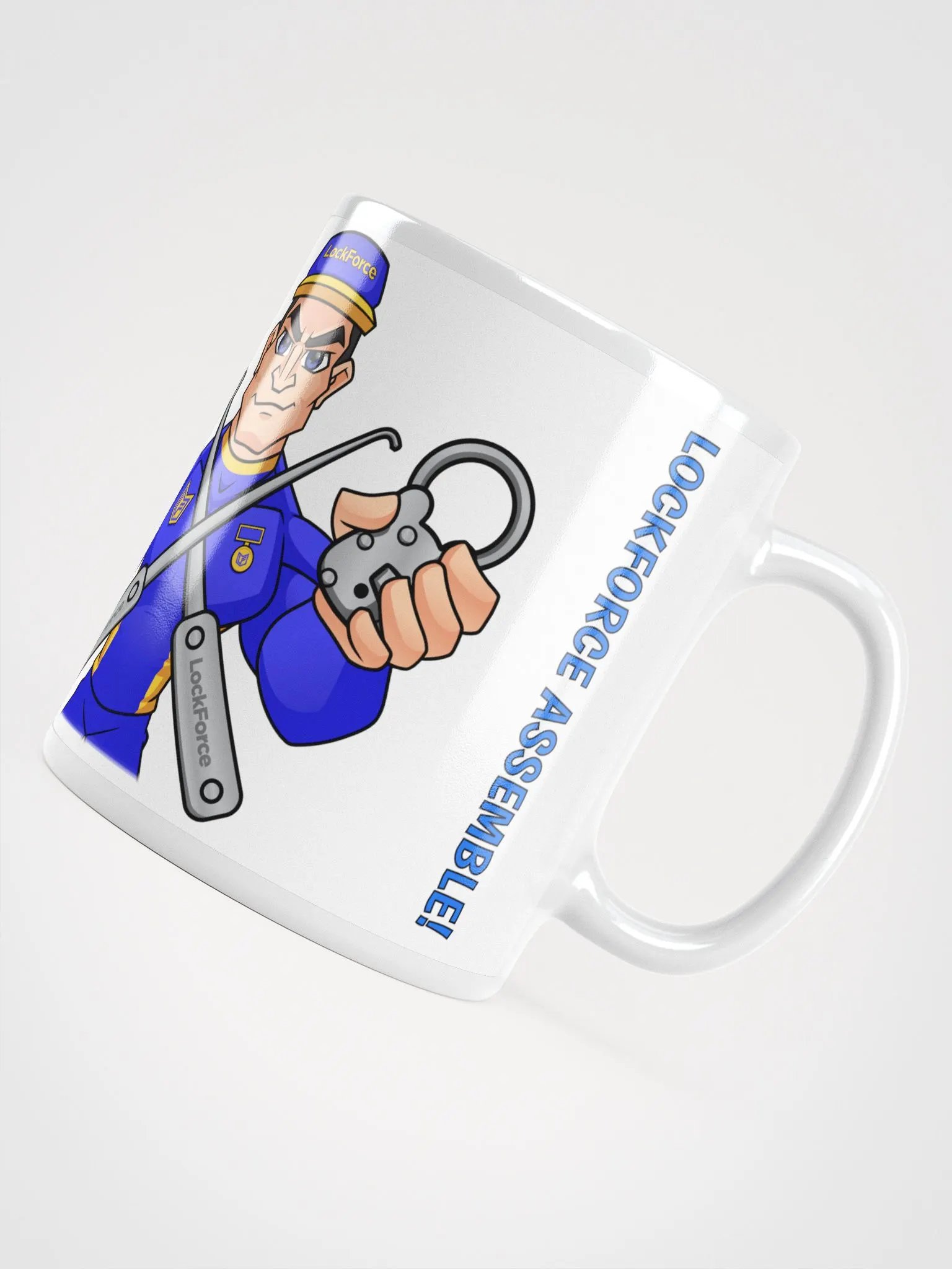LockForce Blue Guy Mug product image (4)