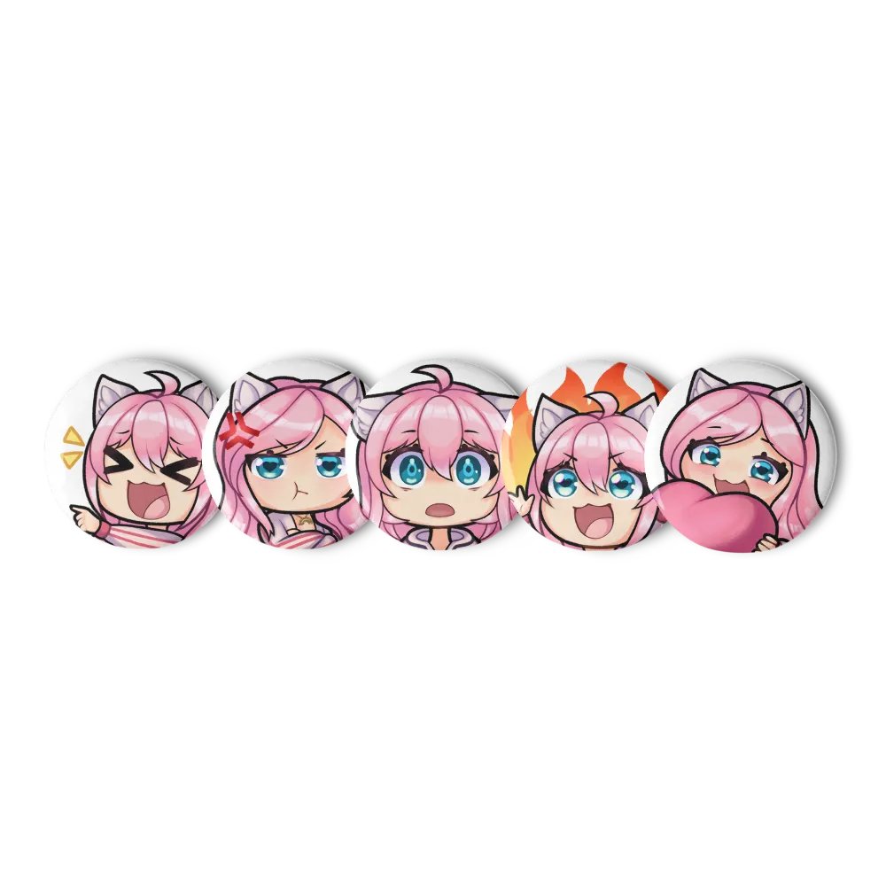 Mysteli Button Pins 2.5