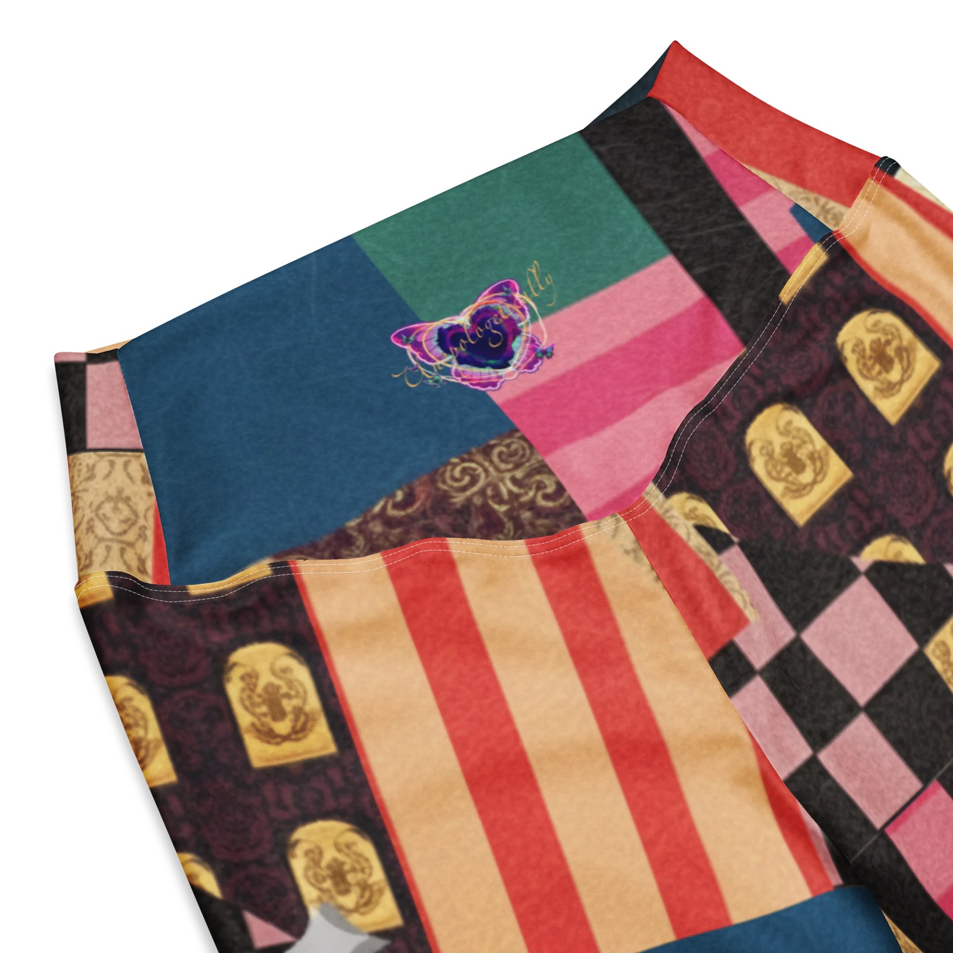 Abstract Geometry Flare Leggings product image (8)