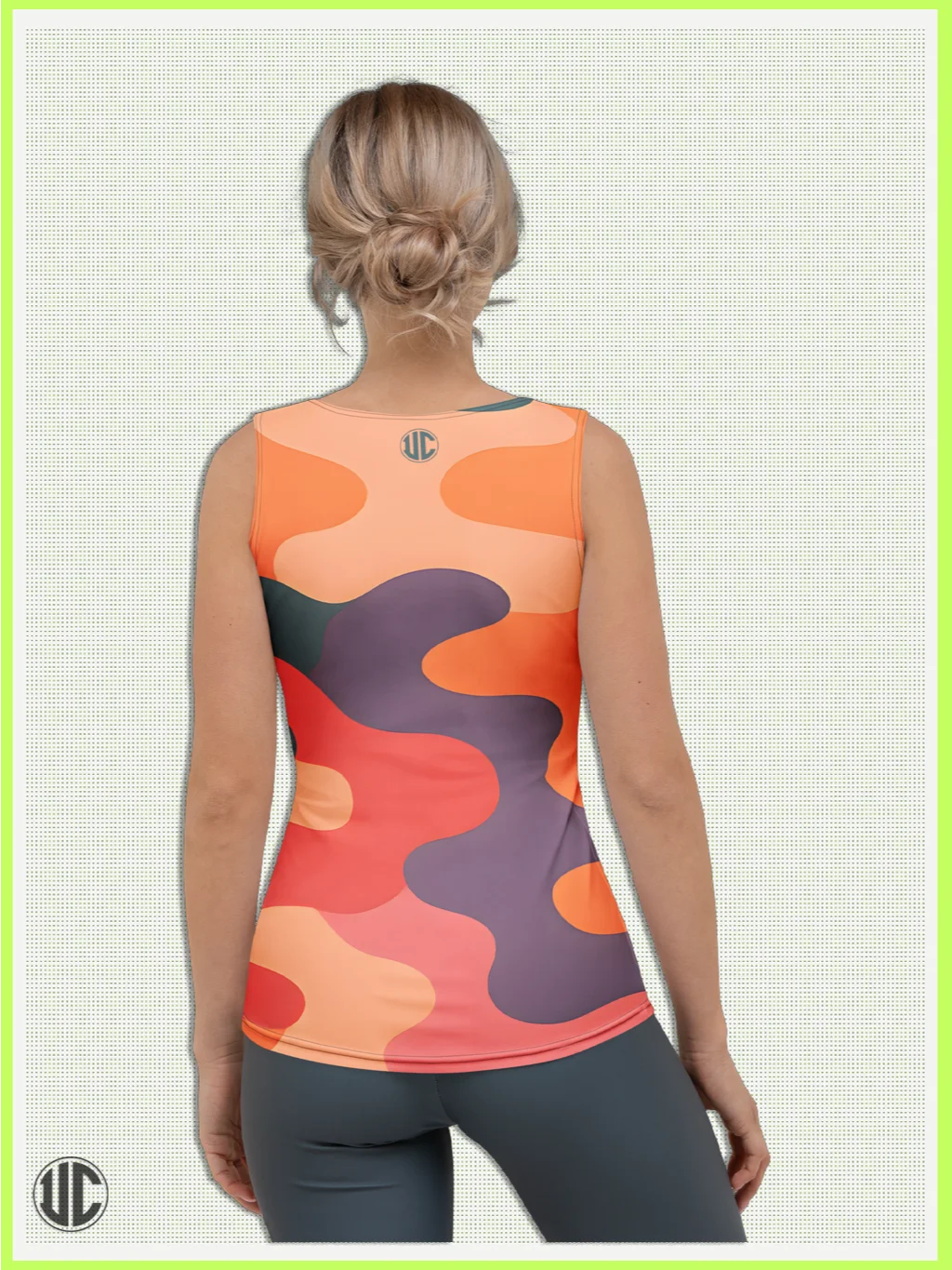 Becky's Coral Camo – Women's Tank Top product image (2)