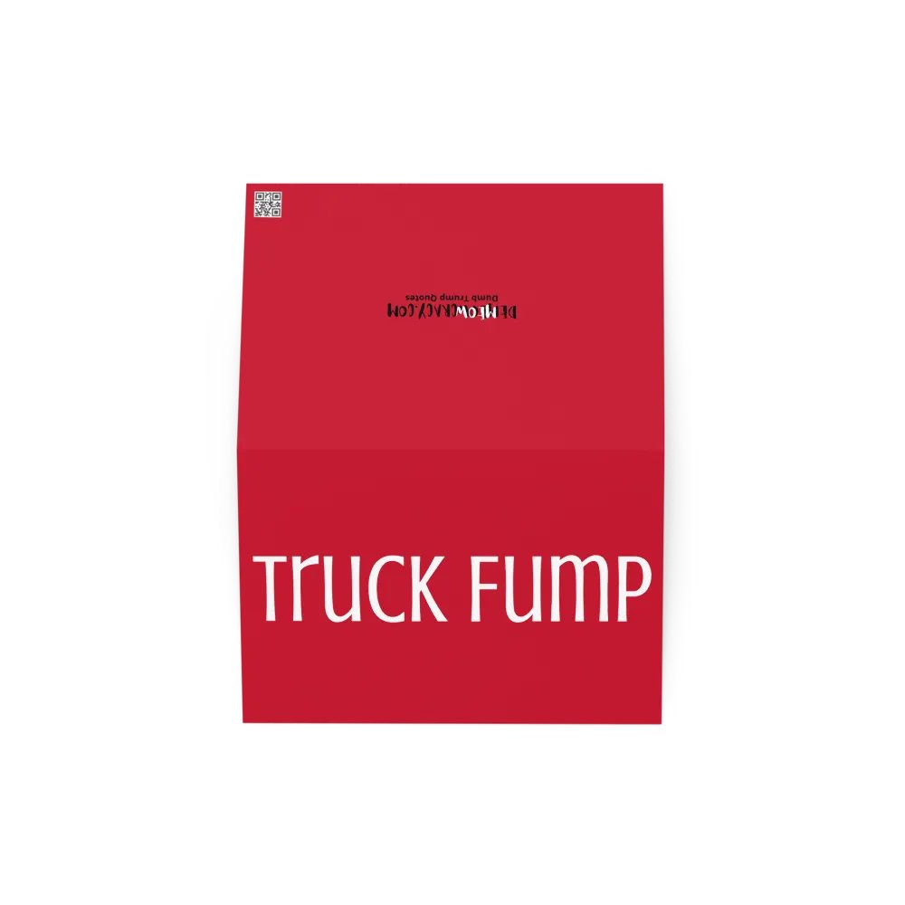Truck Fump Red All Occasion Greeting Card product image (2)