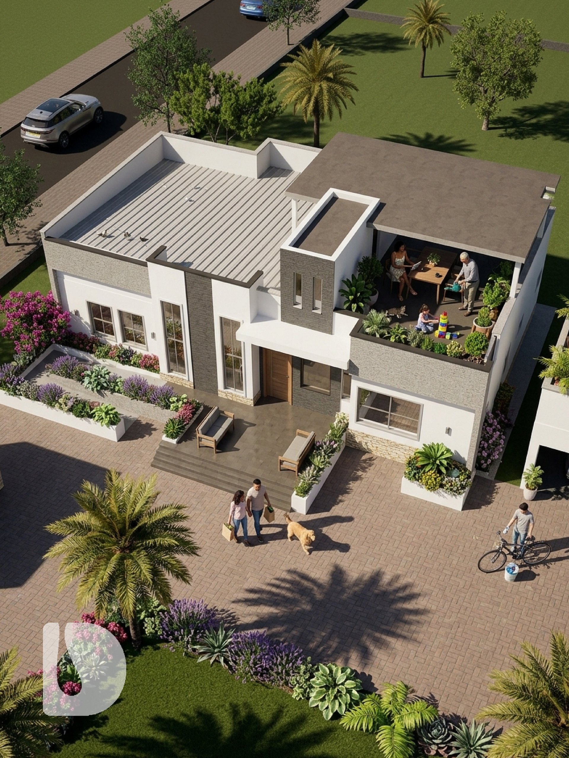 Architectural Drawings – 3 Bedroom Bungalow | DA13401C product image (2)