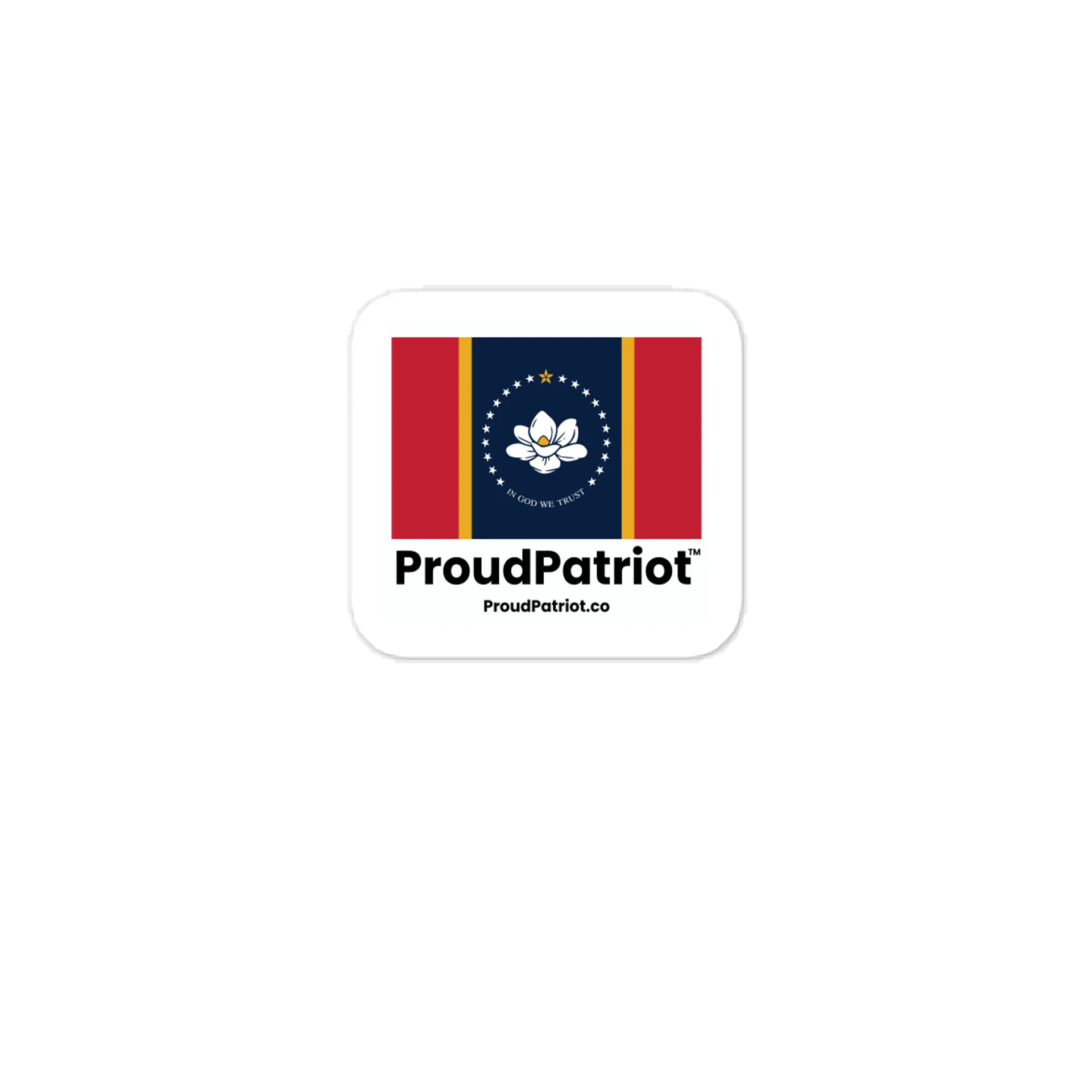 Mississippi State Flag Vinyl Sticker product image (1)