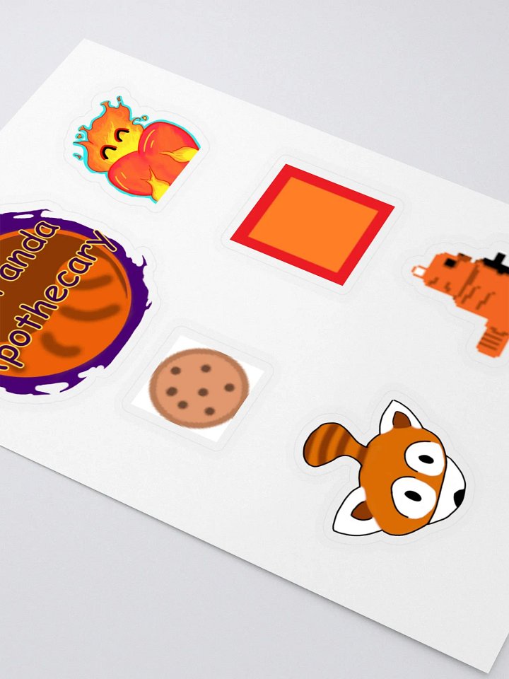 Ren Panda Sticker Sheet product image (2)