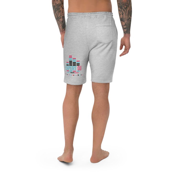 Men's Fleece Shorts(White & Grey) product image (2)
