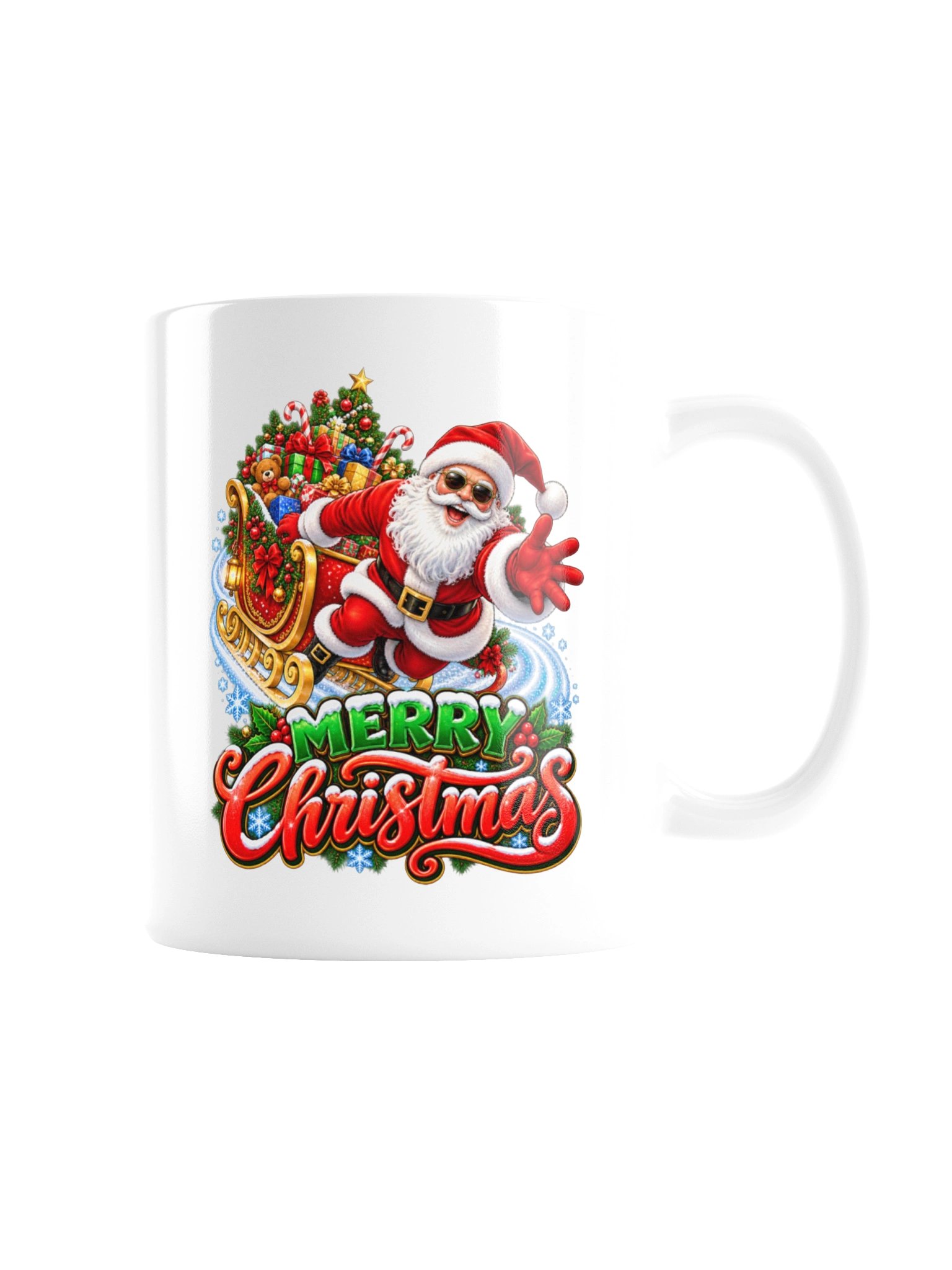 MERRY CHRISTMAS — SANTA’S COMING IN HOT! MUG product image (7)