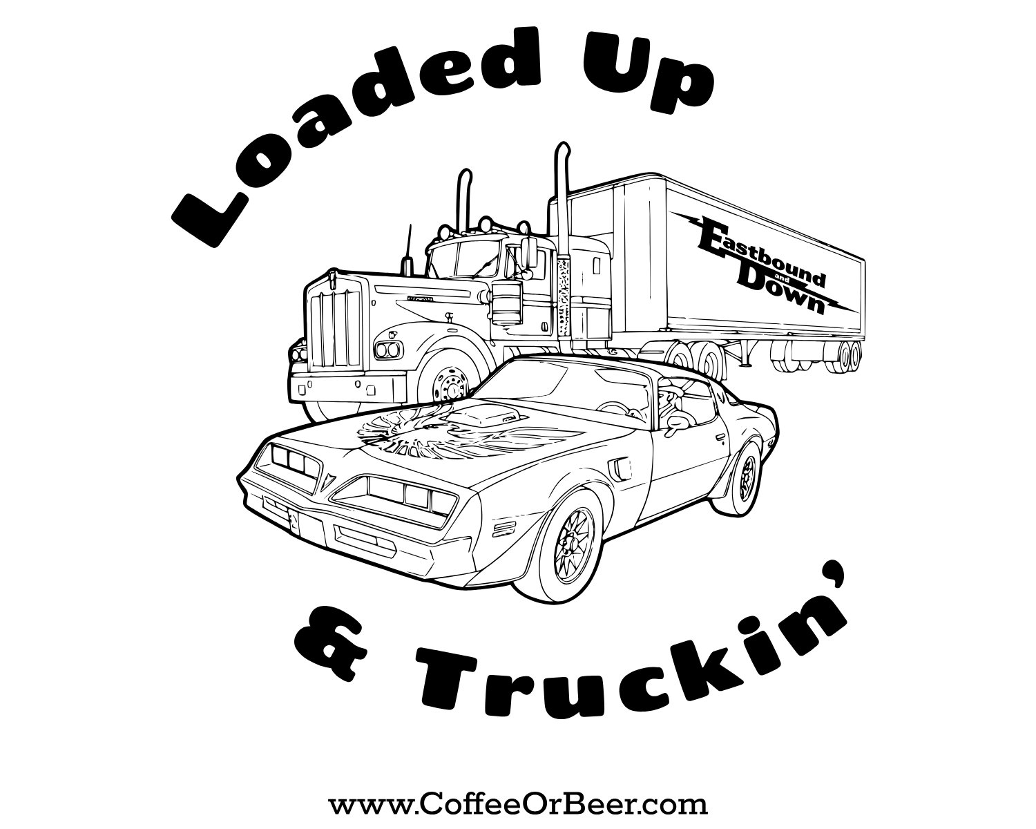 Eastbound & Down Long Way to Go Pint Glass product image (12)