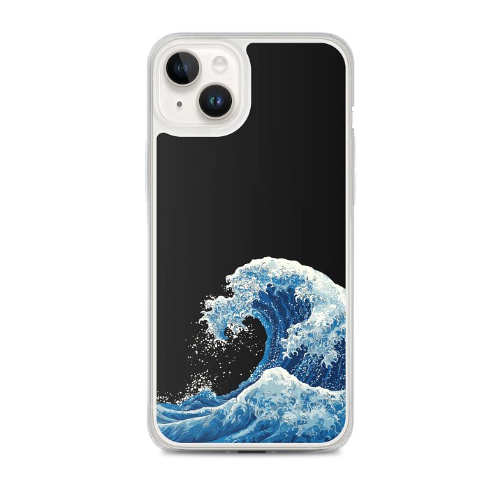 Wave iPhone Clear Case product image (1)