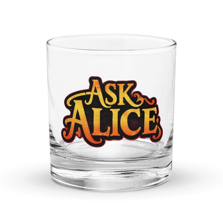 Ask Alice Rocks Glass product image (1)