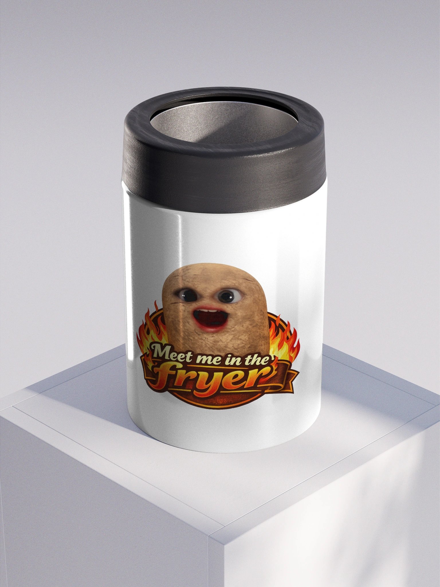 TheSmokedTater's Metal 12oz Koozie product image (3)