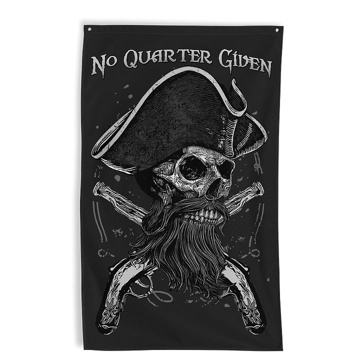 No Quarter Wall Flag product image (1)