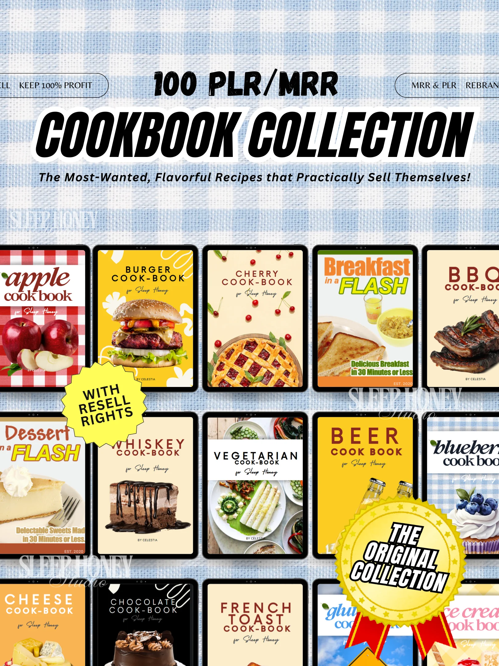 CookBook Bundle 100 Digital CookBook With Resell Rights product image (1)