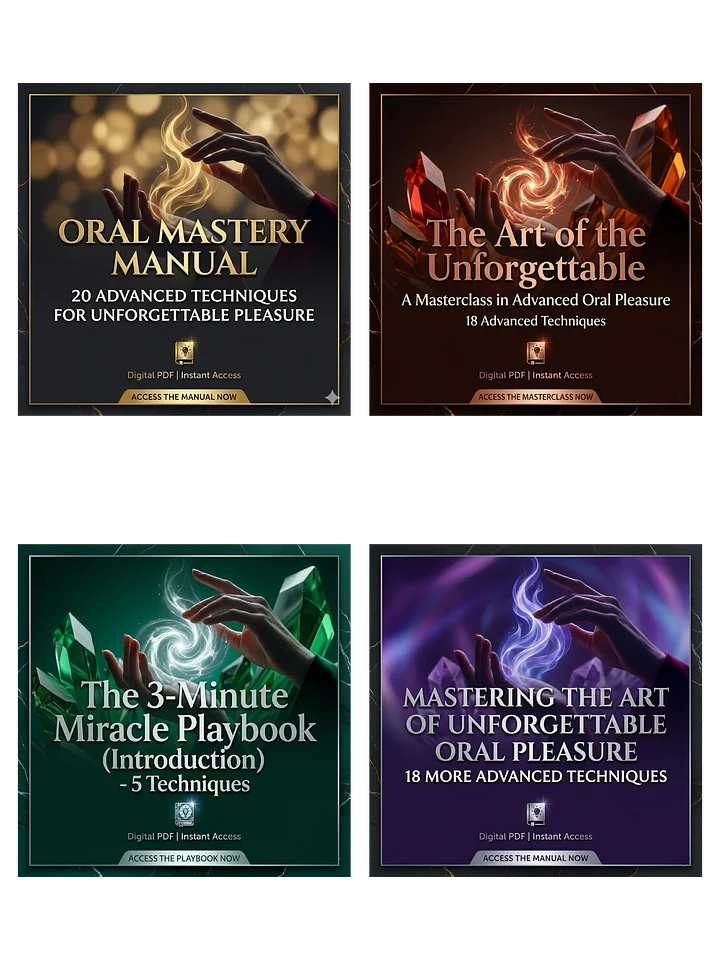 The Complete Oral Mastery System — 70+ Techniques & Psychological Frameworks product image (2)