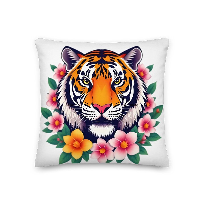 Floral Tiger Cushion product image (1)