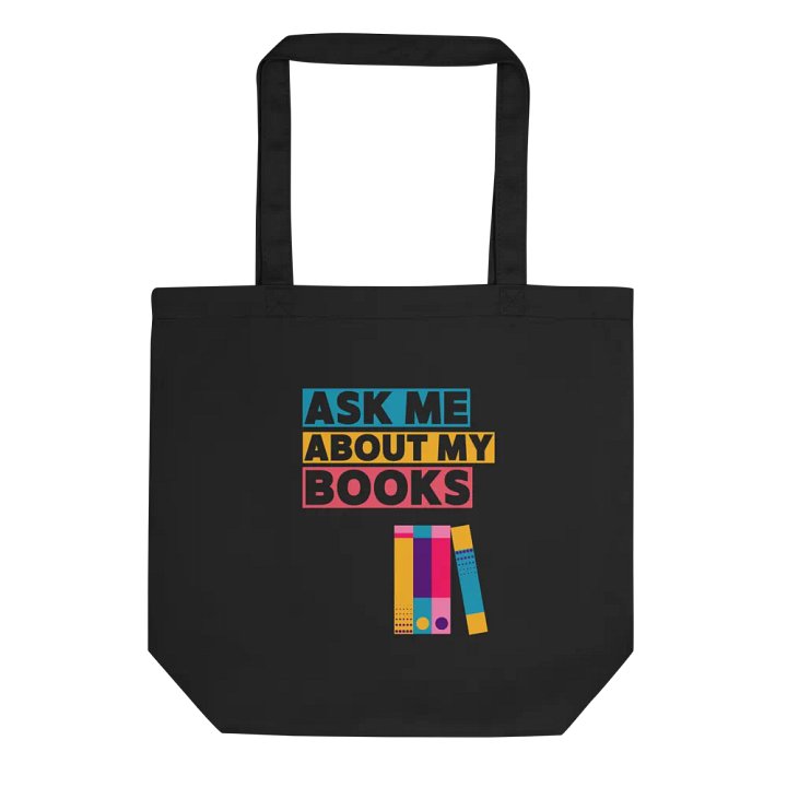 Ask Me About My Books Tote Bag product image (1)