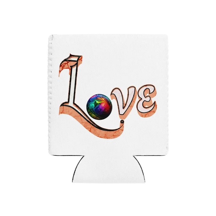 Love Bowling Swirled Can Cooler product image (1)