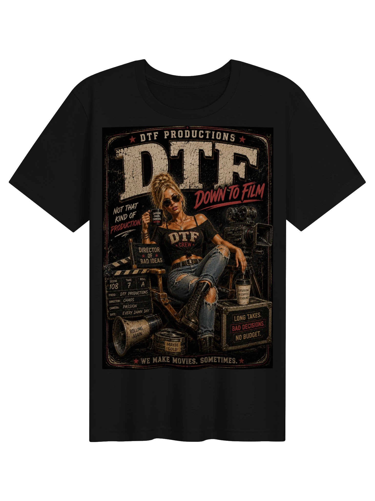DTF — Down to Film Tee 3