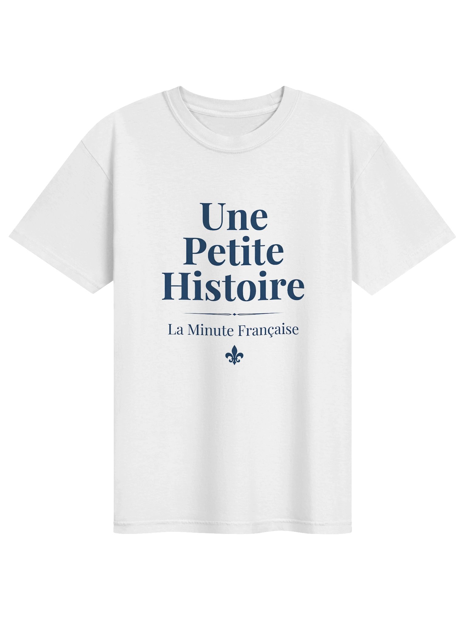 Une Petite Histoire Graphic T-Shirt — La Minute Française French Learning Tee 2 product image (3)