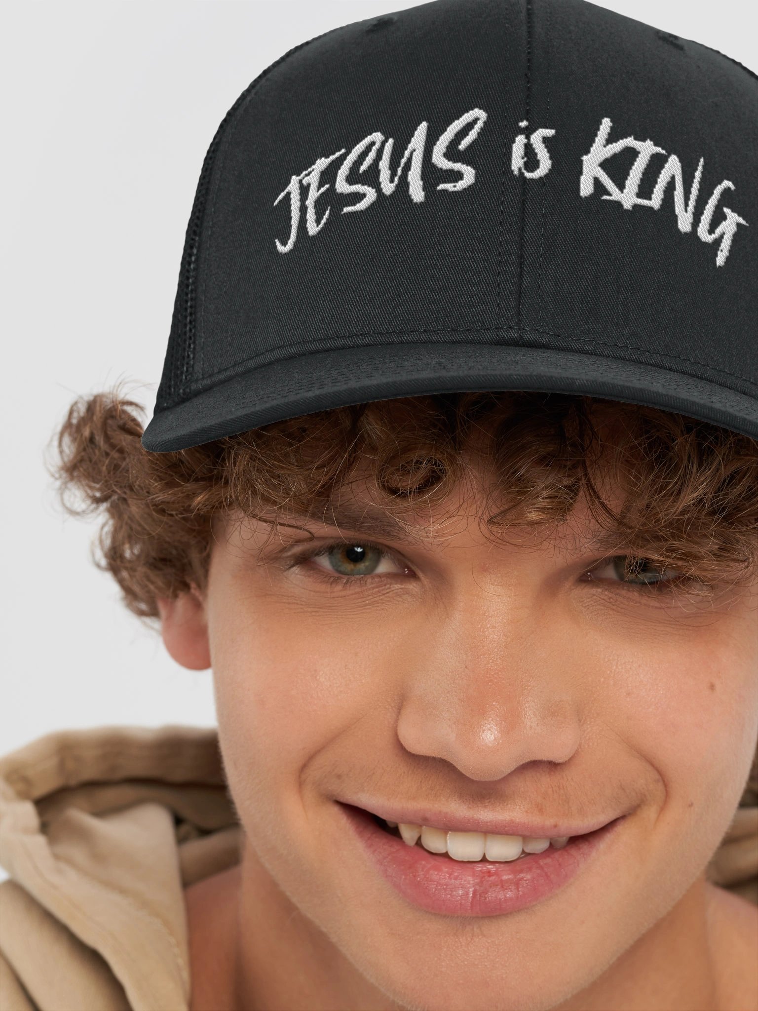 Jesus is King Trucker Hat product image (8)