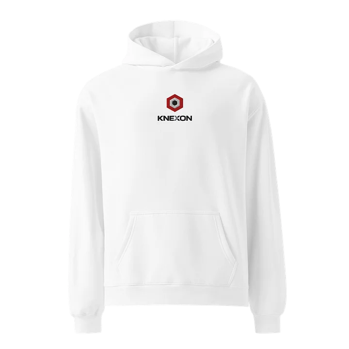 KNEXON Full Logo Alternate Premium Hoodie - White product image (3)