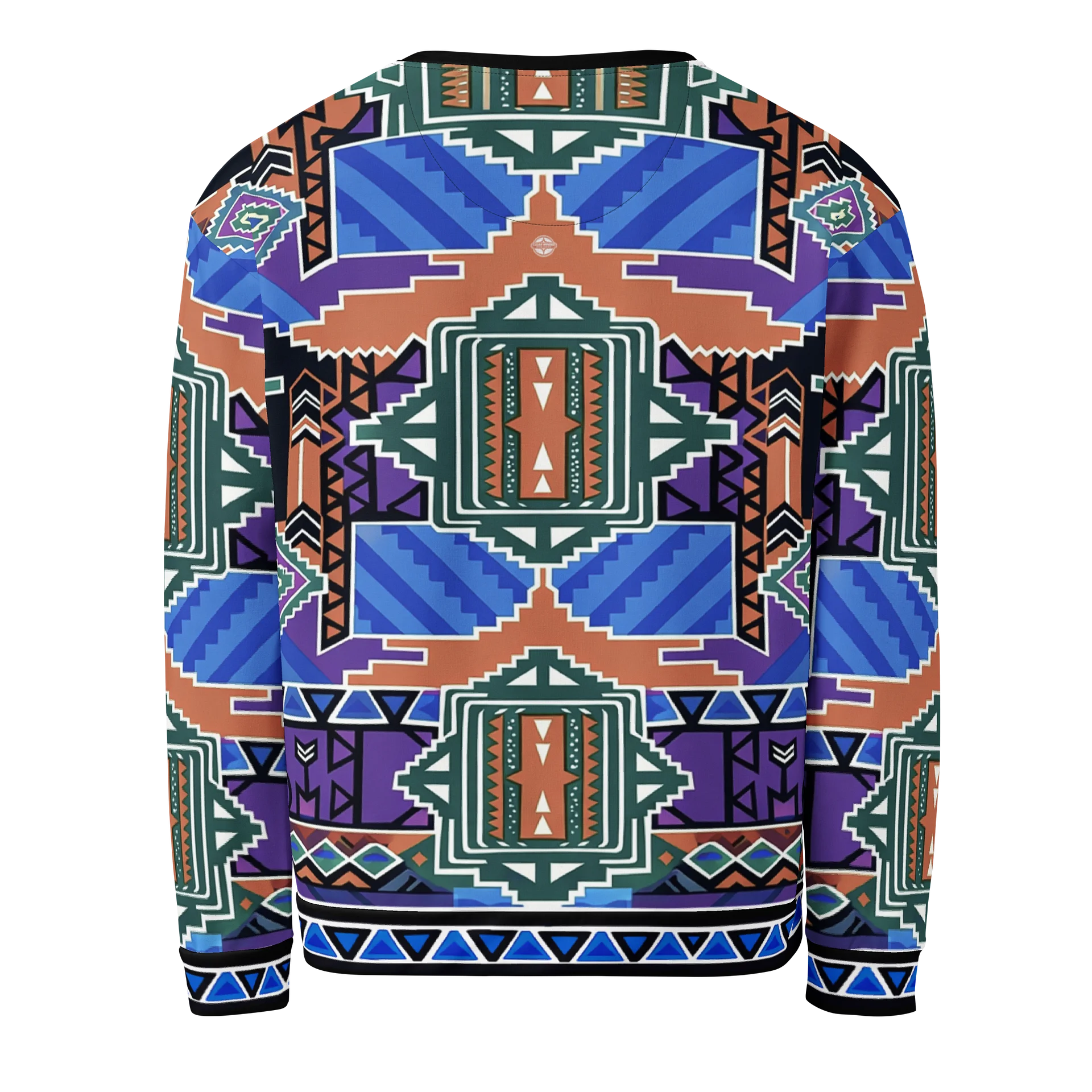 The 90s Aztec Blue/Purple Sweatshirt product image (2)
