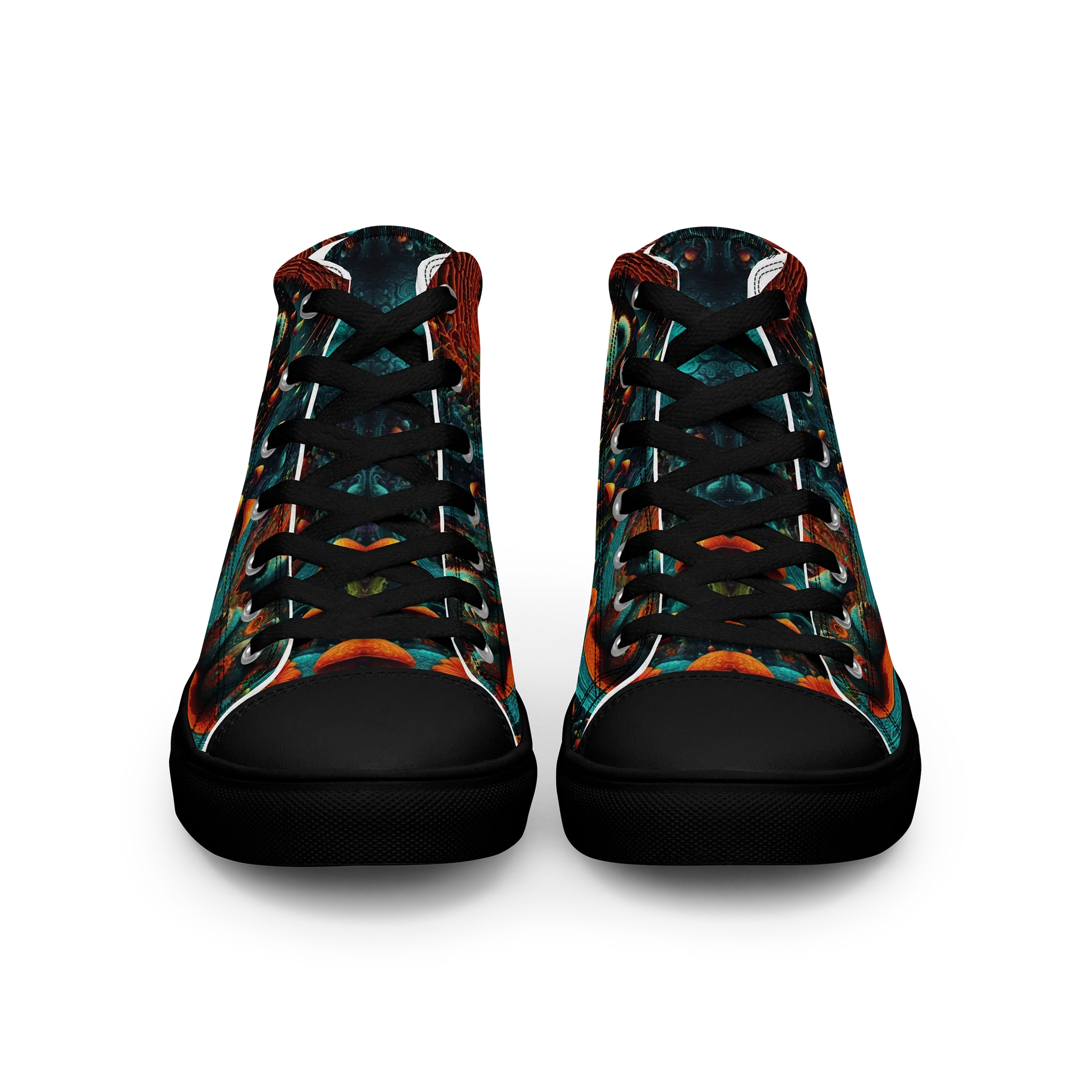 Woman's Surreal Mushroom Bear High Tops product image (3)