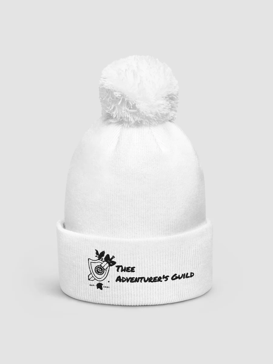 Thee Adventurer's Guild - Pom-Pom Beanie - WHITE product image (2)