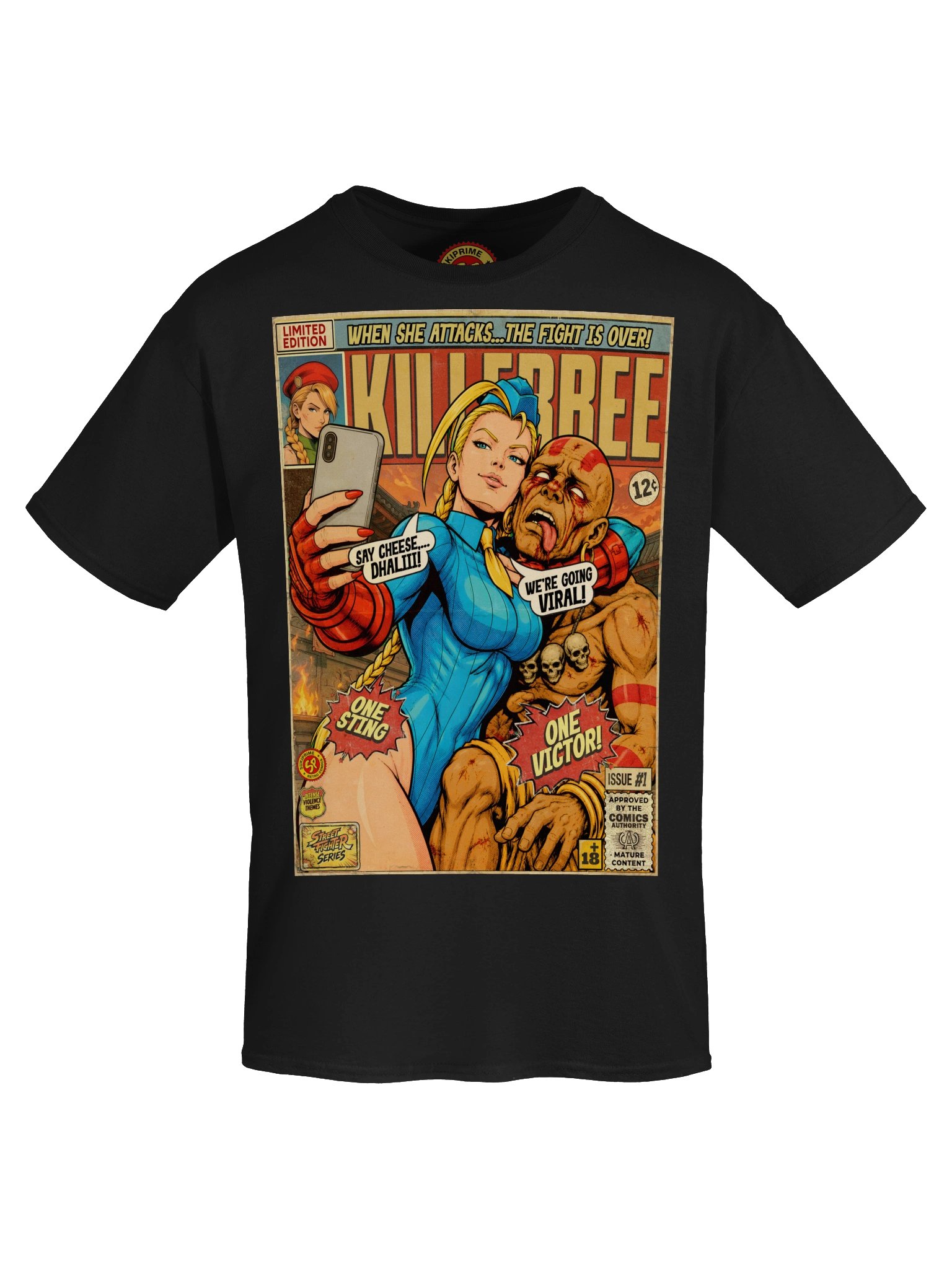Cammy White Comic Art Gaming T-Shirt product image (5)