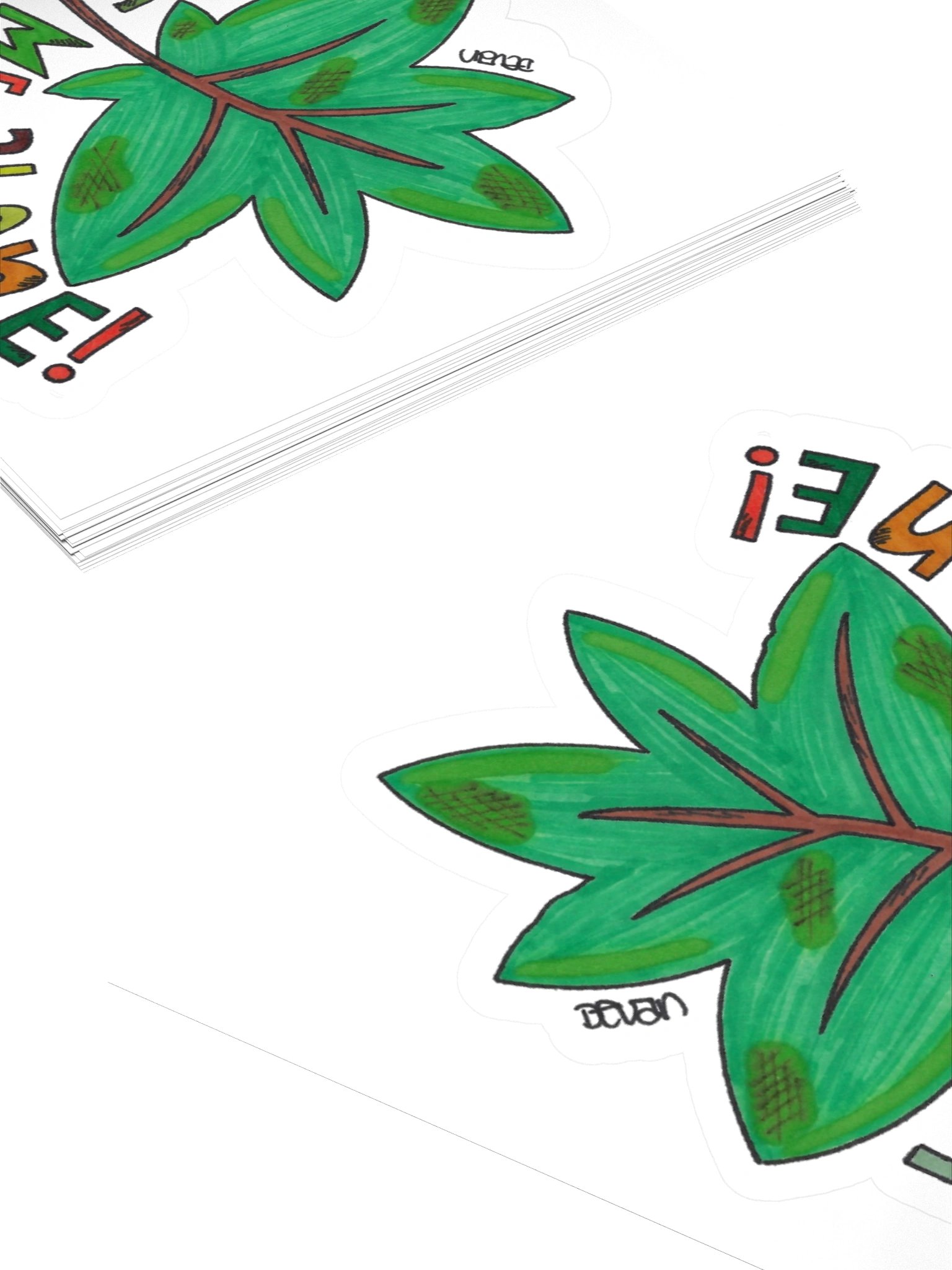 Leaf Me Alone Sticker product image (4)