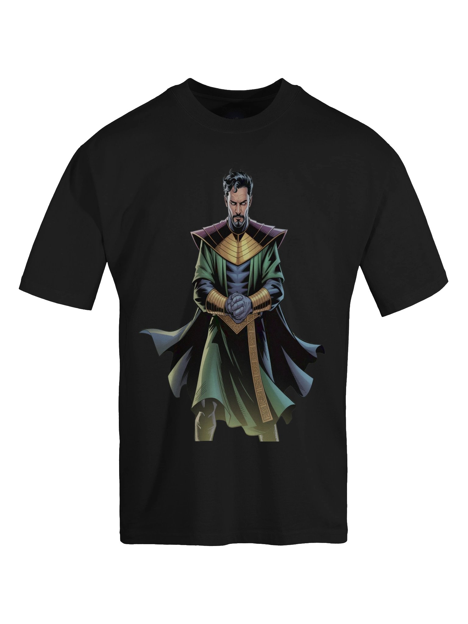 Demon's Dominion: Ra’s Al Ghul Inspired Oversized Faded T-Shirt product image (1)
