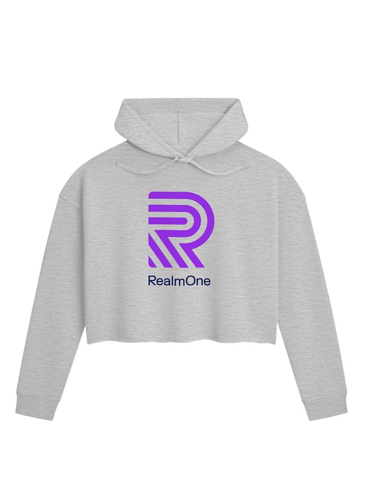 RO Independent Trading Co Women's Cropped Hoodie [Stacked Logo - Light Colors] product image (1)